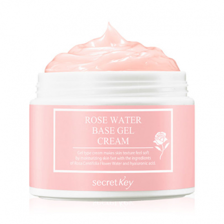 Гель-крем с экстрактом розы Rose water base gel cream
