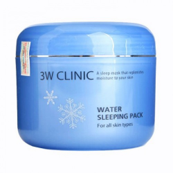 Увлажняющая маска ночного действия 3W Clinic Water Sleeping Pack