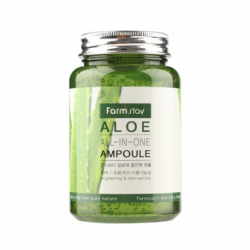 Многофункциональная ампульная сыворотка с экстрактом алоэ Farm stay Aloe All In One Ampoule