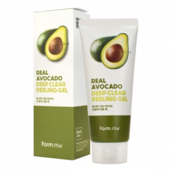 Пилинг-гель с экстрактом авокадо FarmStay Real Deep Clear Peeling Gel Avocado