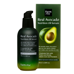 Сыворотка питательная с маслом авокадо FarmStay Real Avocado Nutrition Oil Serum