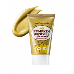 Маска-пленка с золотом Too Cool For School Pumpkin Purifying 24K Mask