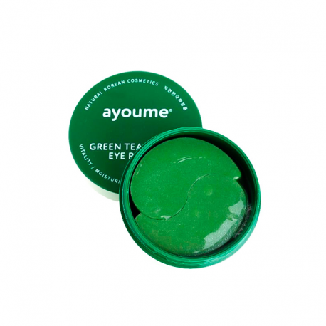 Гидрогелевые патчи с экстрактом алоэ и зеленого чая Ayoume Green Tea Aloe Eye Patch