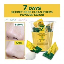 Скраб для глубокого очищения пор May Island Secret Pore Clear Powder Scrub