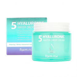 Крем для лица с гиалуроновым комплексом Farm Stay Hyaluronic 5 Water Drop Cream